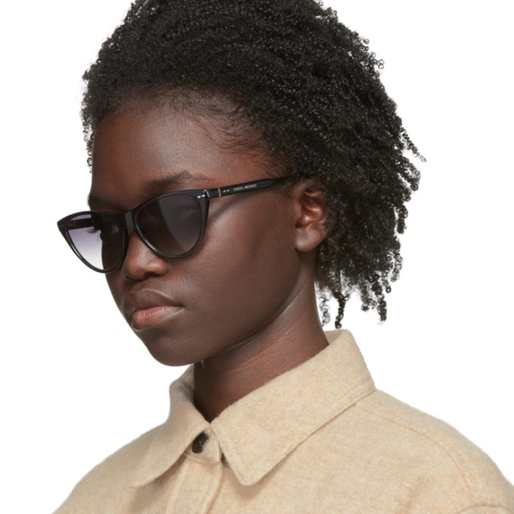 ISABEL MARANT Black/Smoke Gradient Cat Eye Sunglasses IM 0079/S - Picture 2 of 4
